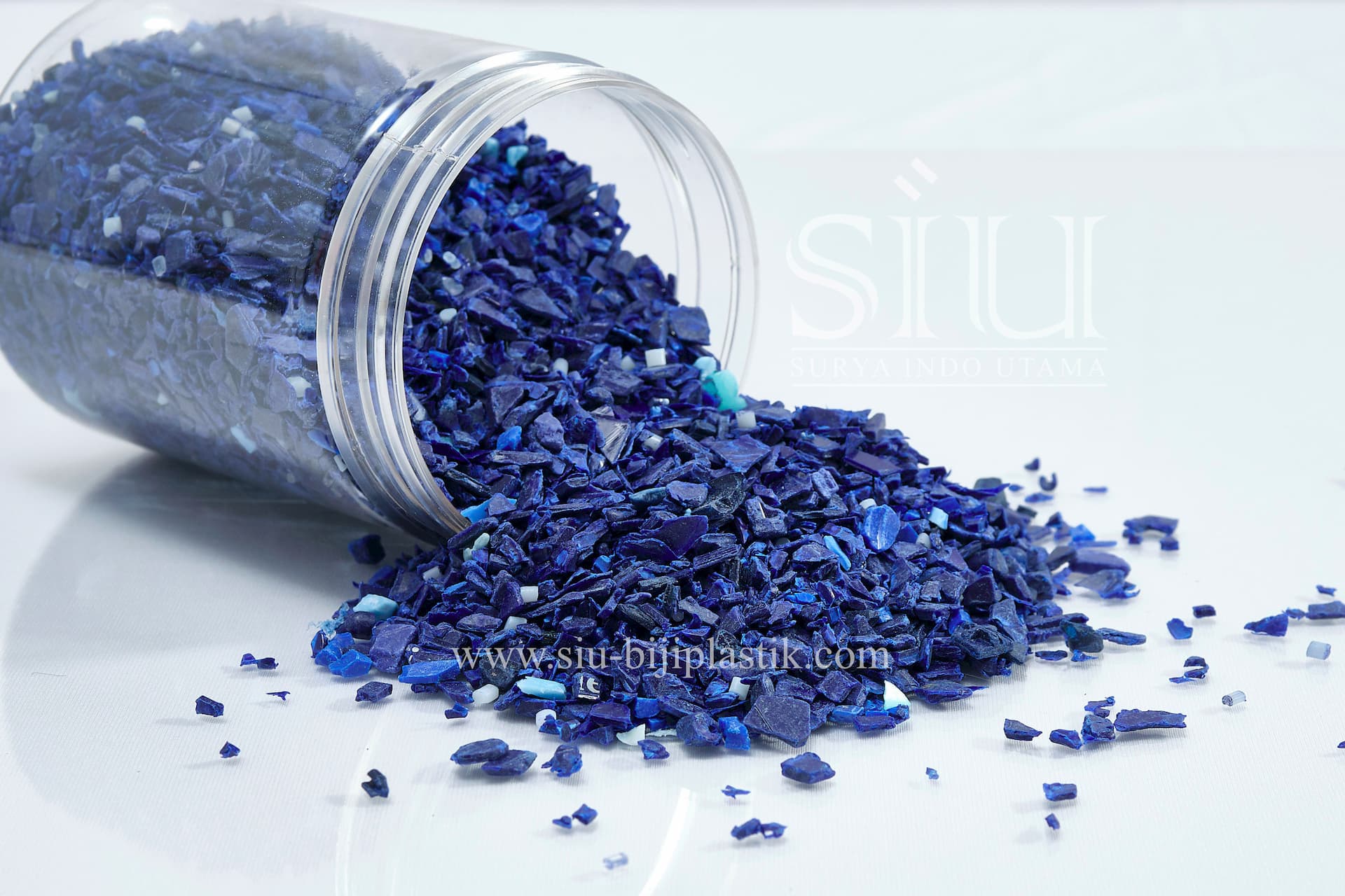 Plastik ABS Biru Gilingan SIU